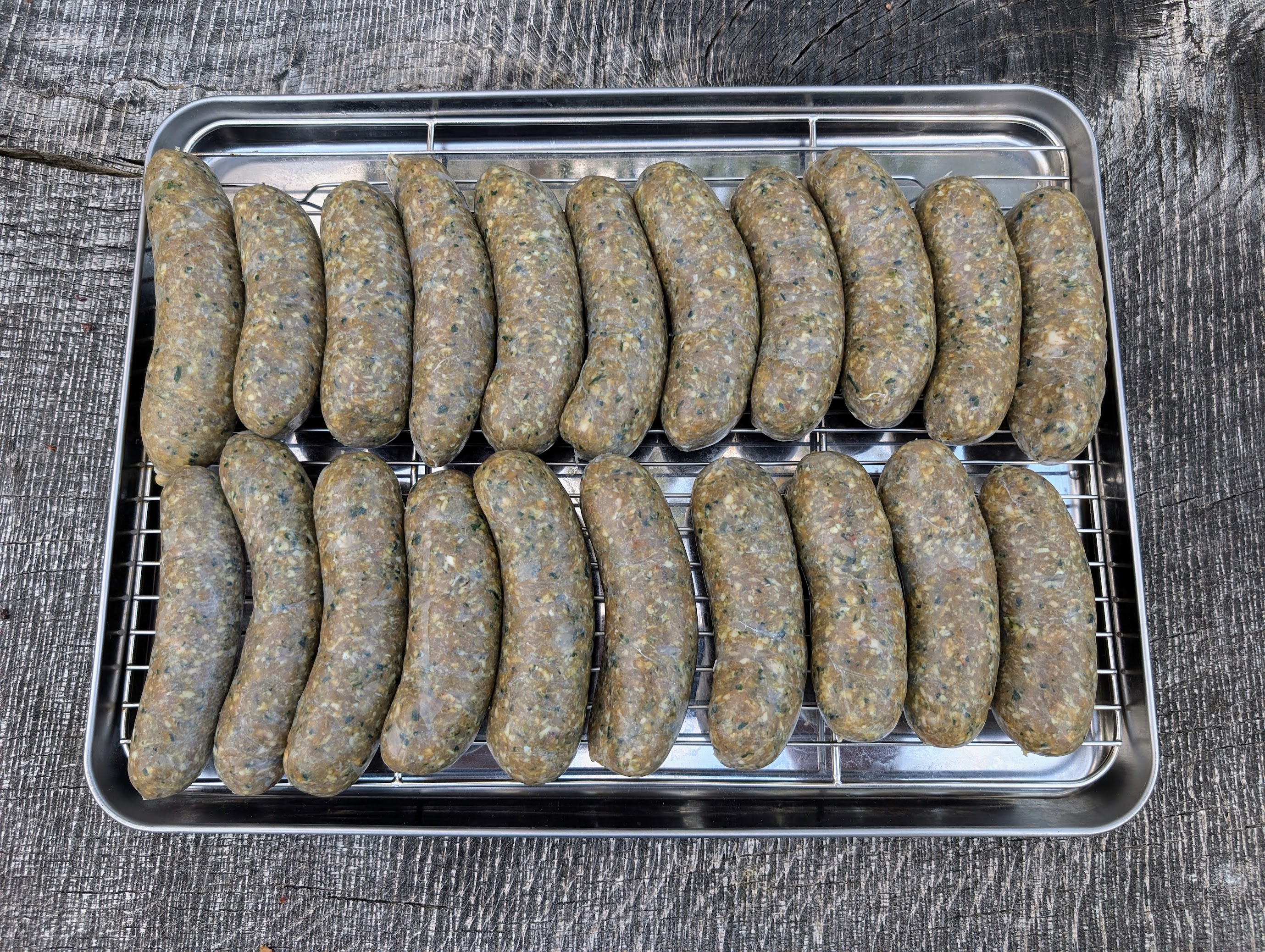 Pork and Wild Garlic Sausages